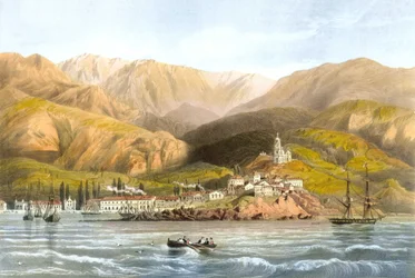 Carlo Bossoli. Vista de Yalta